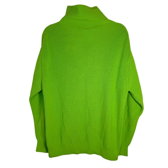 Wilfred (Aritizia) | Montpellier Turtleneck | M | Cucamelon Green | Merino Wool - Picture 14 of 15